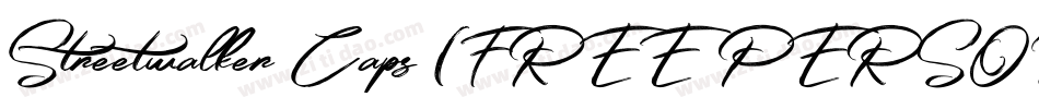 Streetwalker Caps (FREE PERSONAL USE)字体转换
